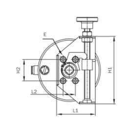 Stroke Limitation Closed position adjustable DIN