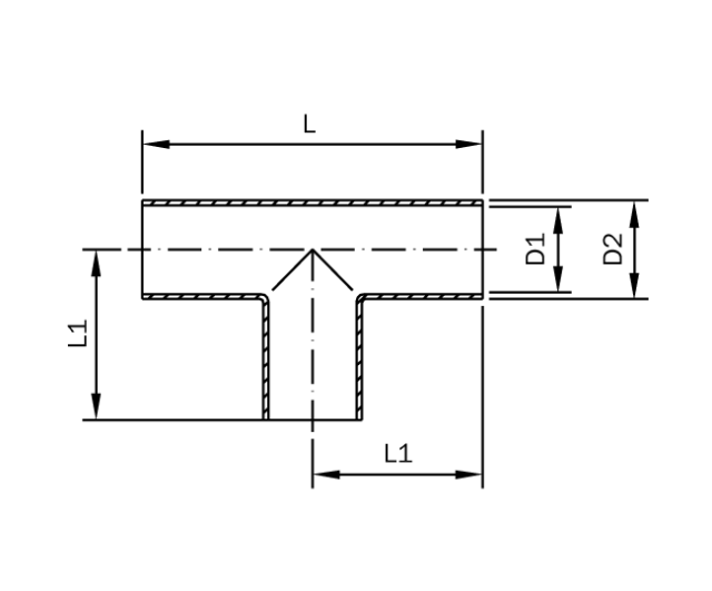 T-piece long Welon SMS