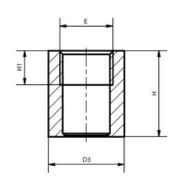 Weldon sleeve G1/2 Inch hygienic