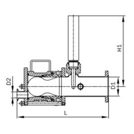 Plug-in Chamber with Stopper Series A DIN